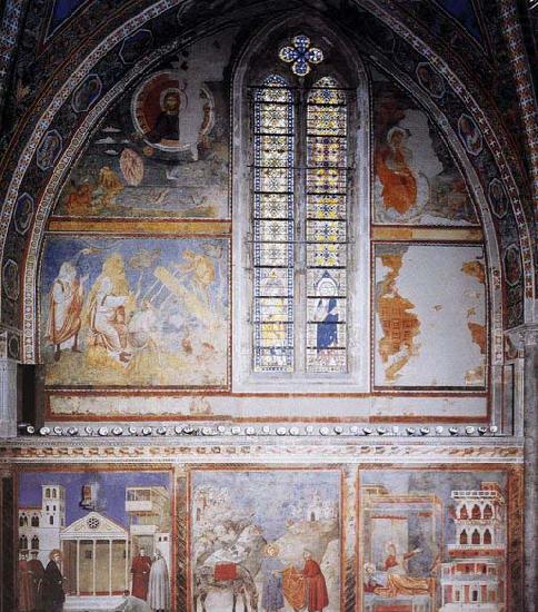 Frescoes in the fourth bay of the nave, GIOTTO di Bondone